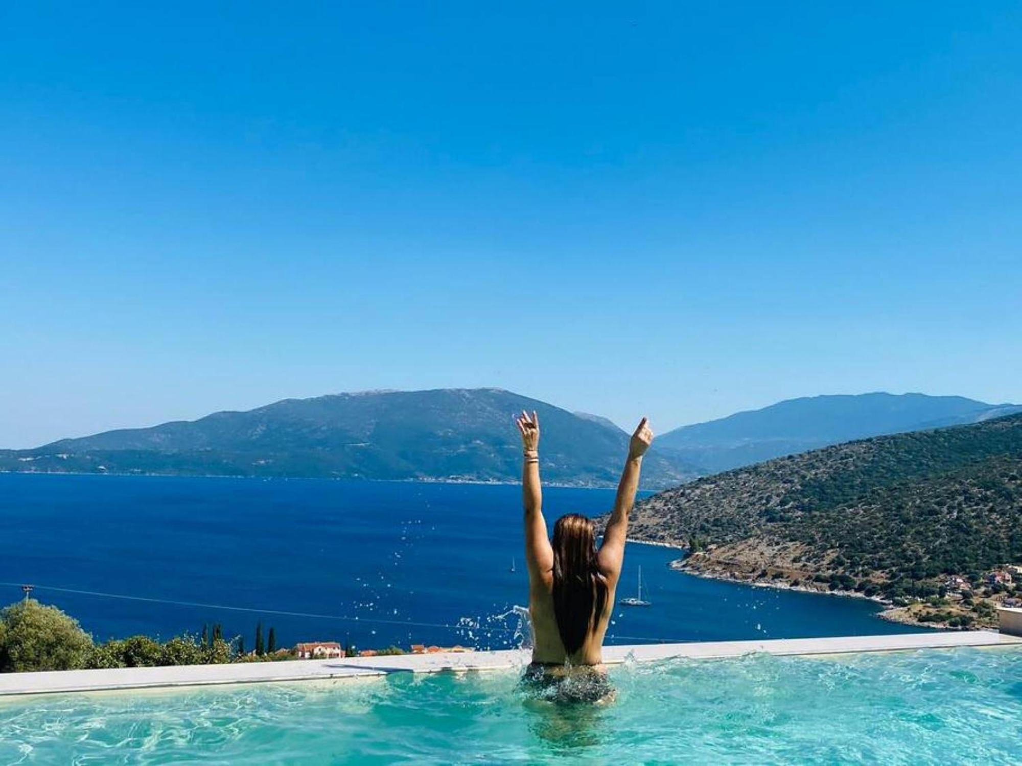 Augustela Villa Seaview Vacation Villa Agia Efimia Exteriér fotografie